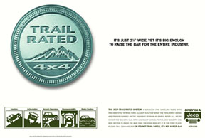 Trail Rated print advertisement