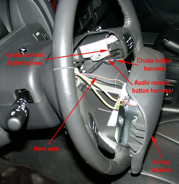 Jeep Cherokee XJ (97-01) Right Side Steering Wheel Cruise Control Switch Button