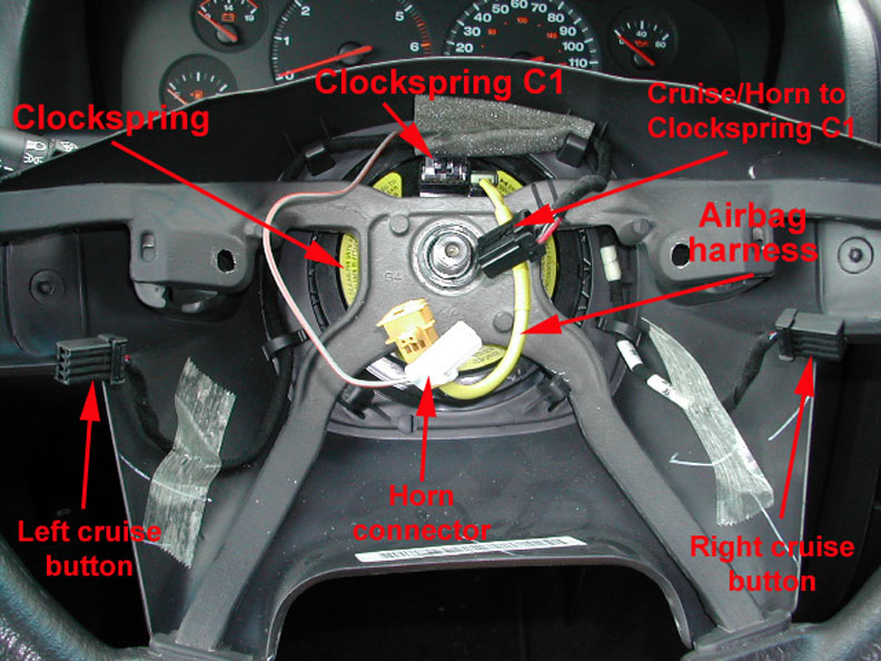 Jeep Grand Cherokee WJ - Steering wheels and buttons